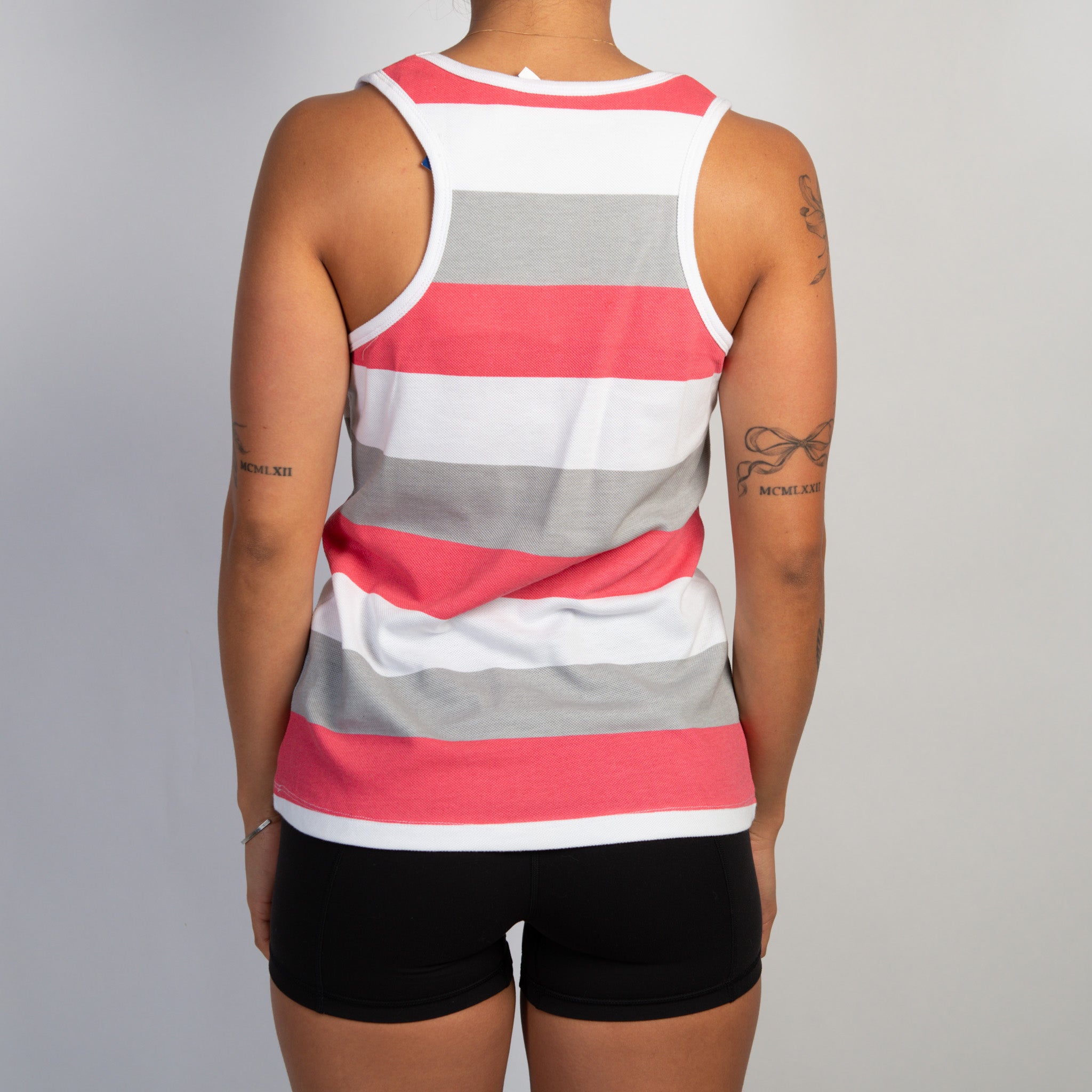 PINK STRIPE TANK TOP