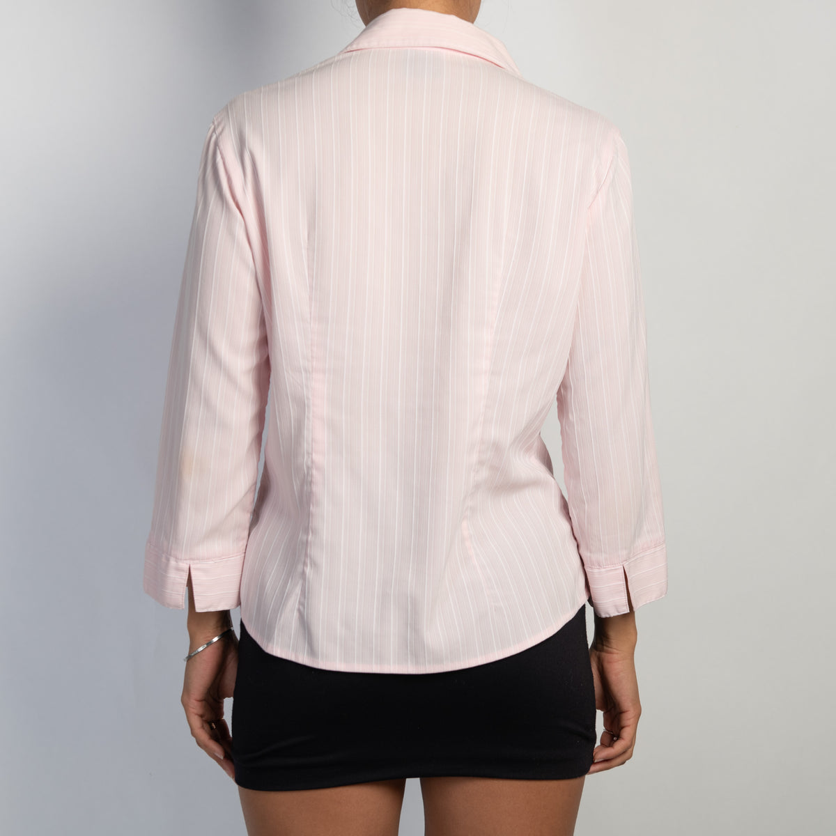PINK STRIPE BLOUSE