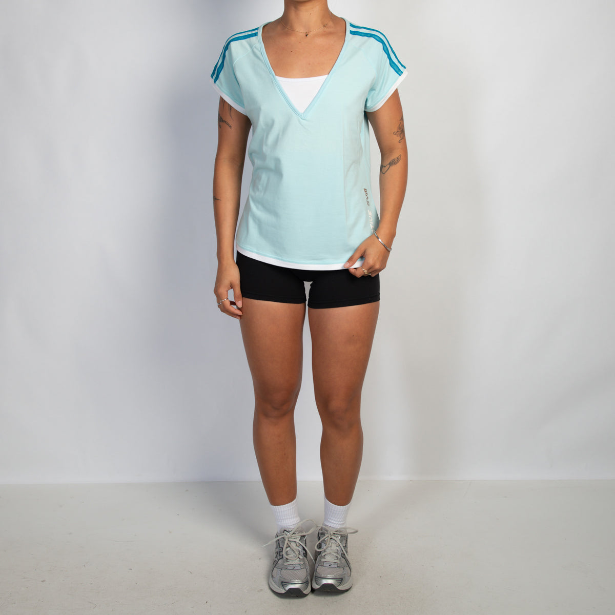 BLUE COTTON TSHIRT
