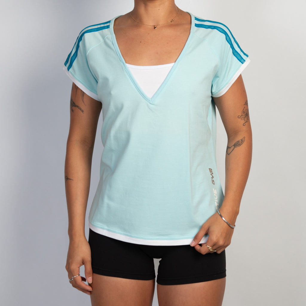 BLUE COTTON TSHIRT