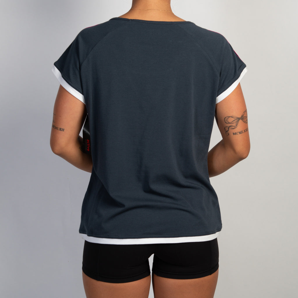 CHARCOAL COTTON TSHIRT