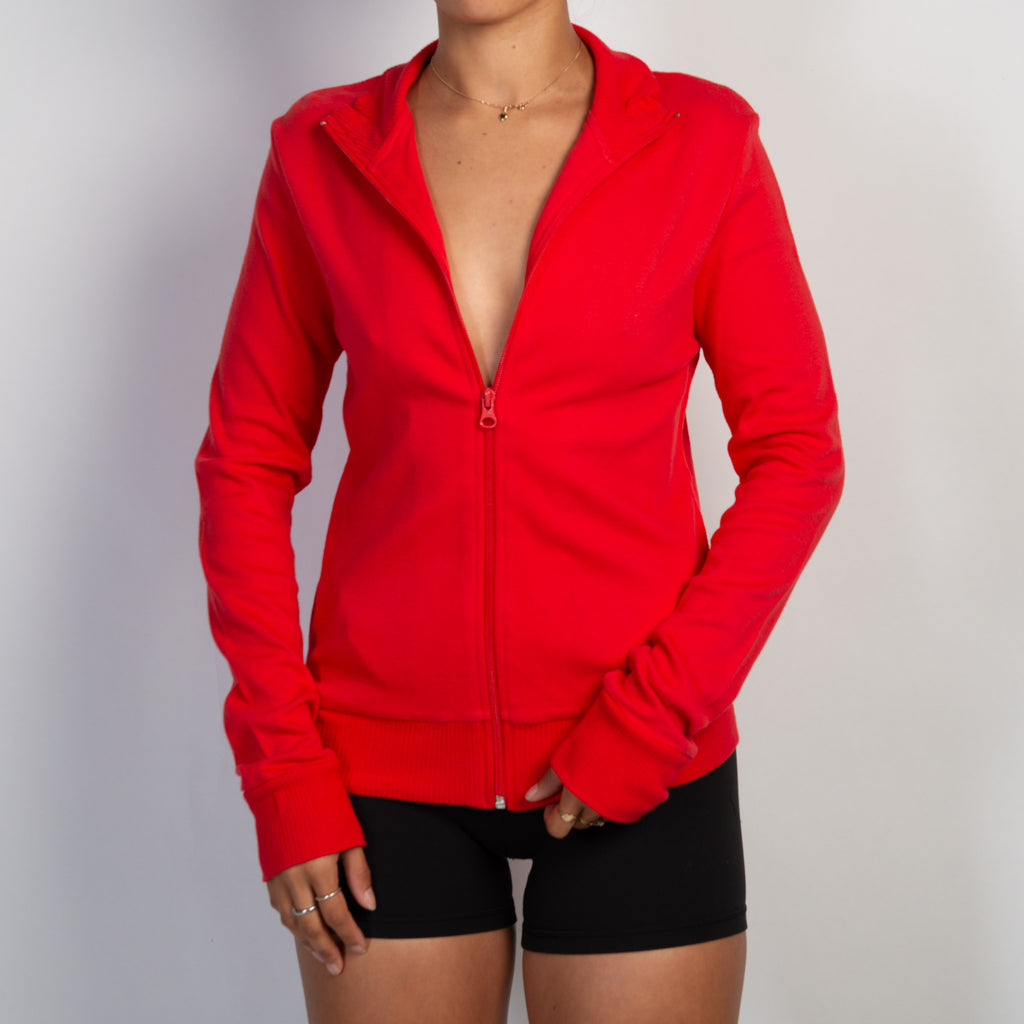 RED COTTON JACKET
