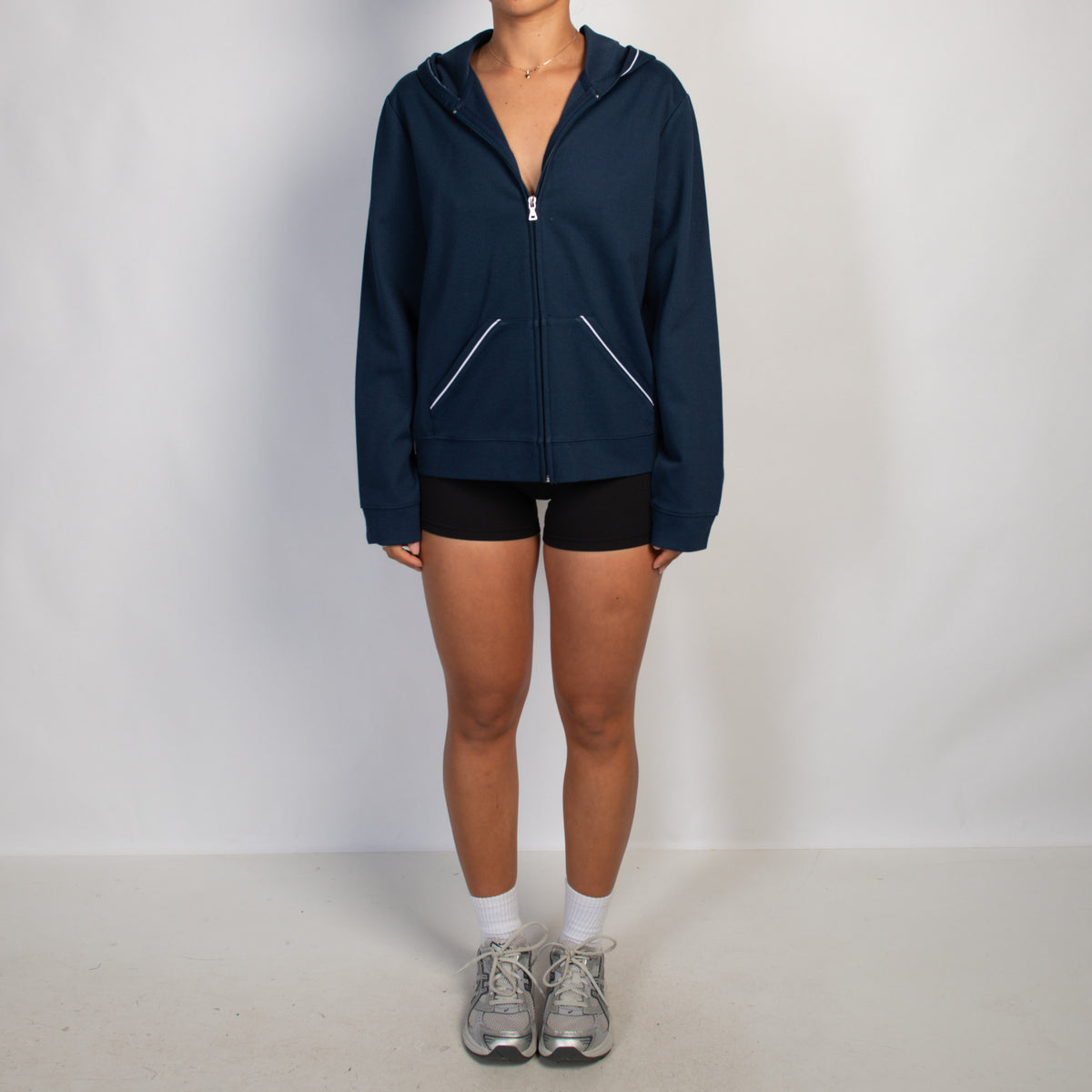 NAVY COTTON JACKET