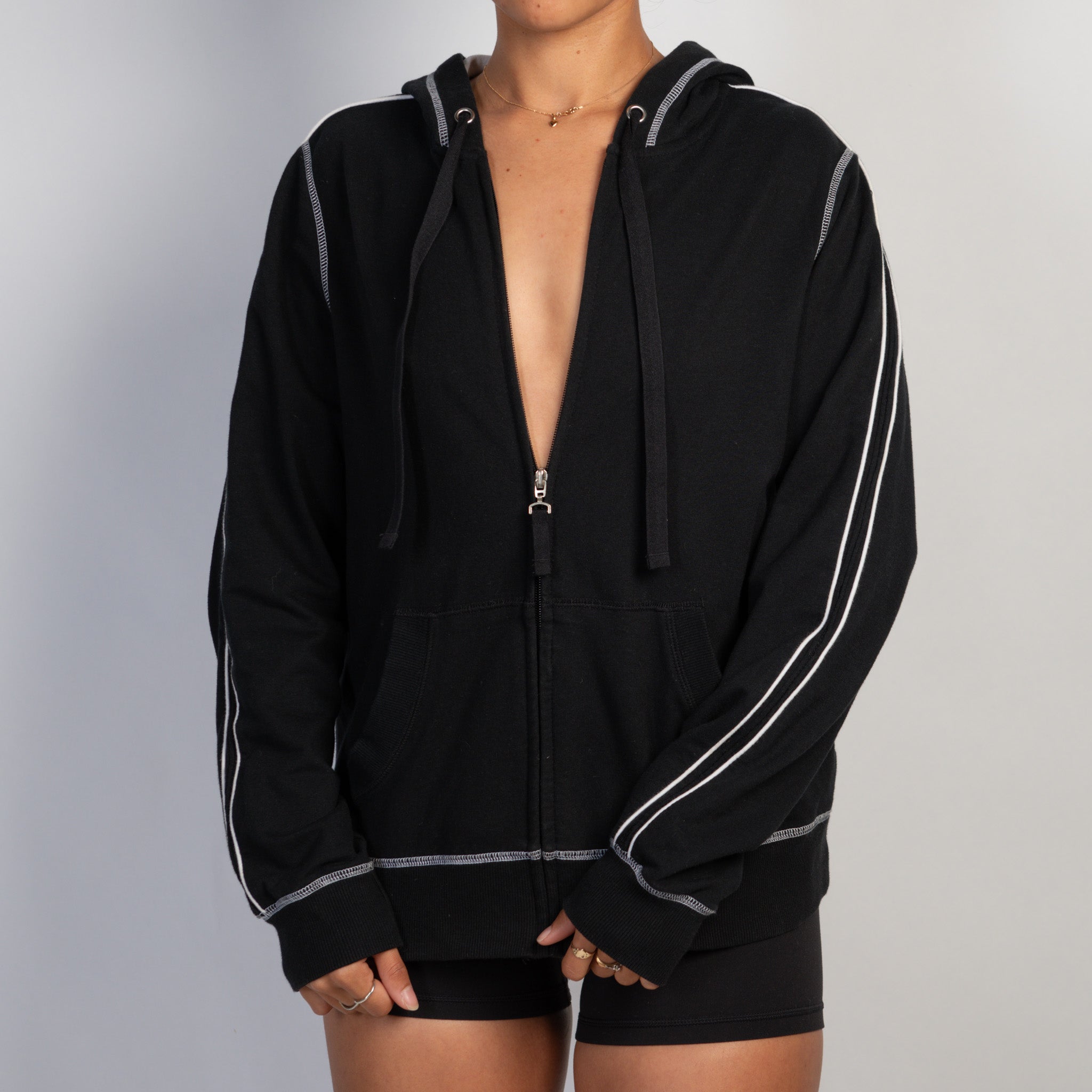 BLACK COTTON JACKET