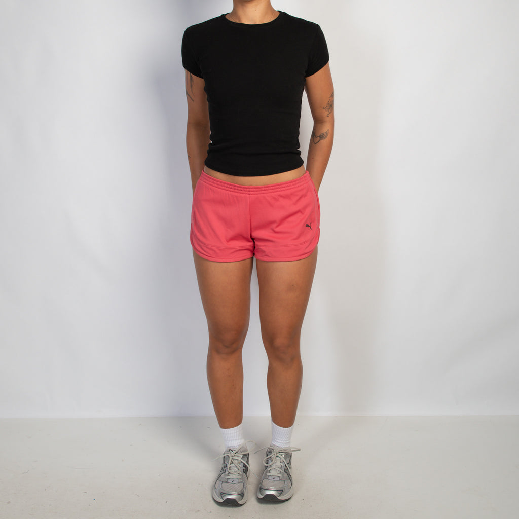 PINK LOW RISE SHORTS