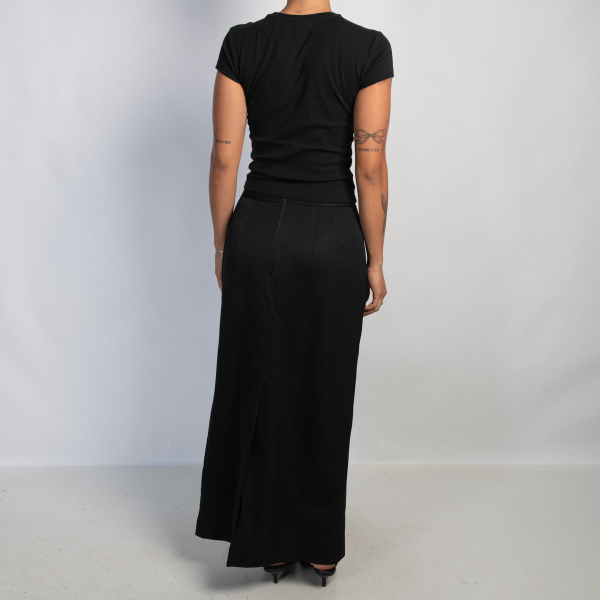 BLACK MAXI SKIRT