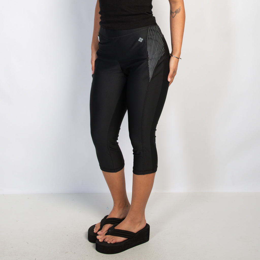 BLACK CROP TIGHTS