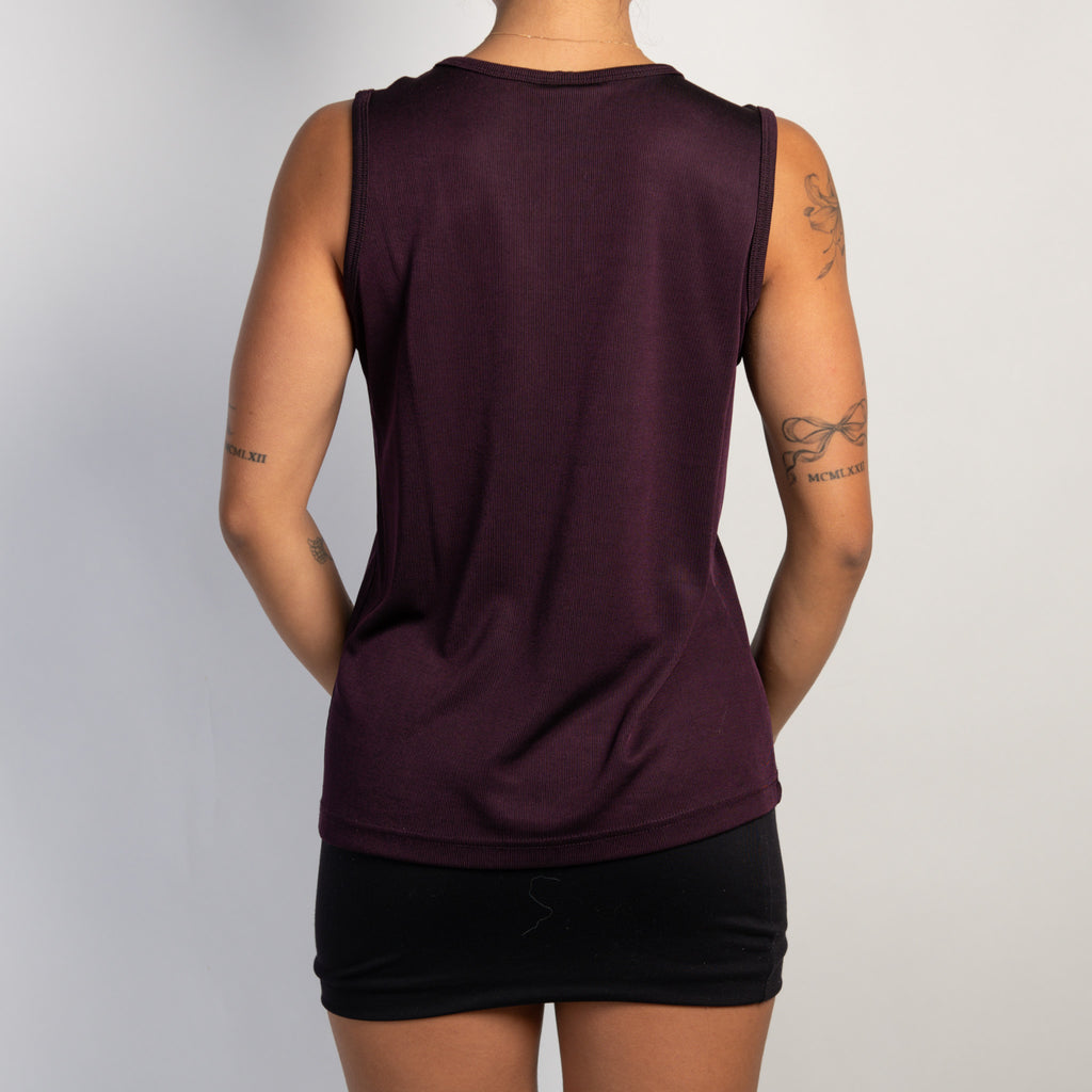 DEEP PURPLE SLEEVELESS TOP