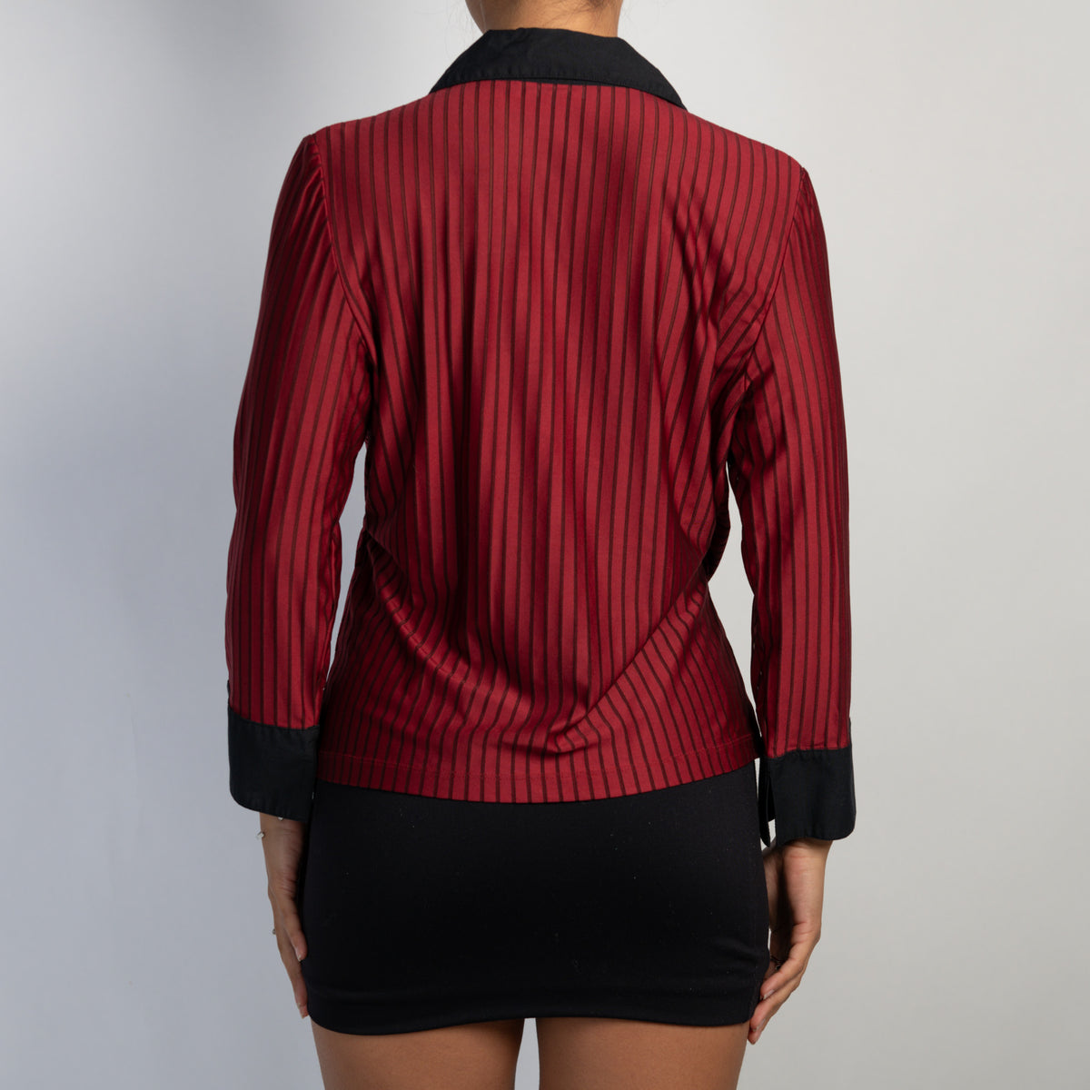 RED STRIPE BLOUSE