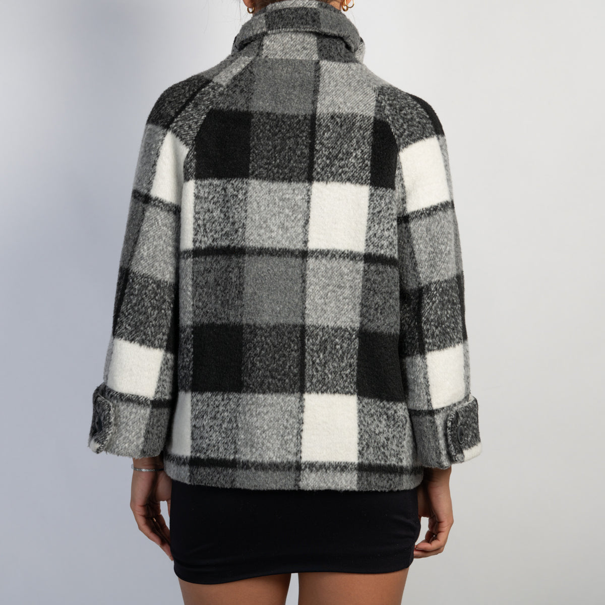 WOOL CHECK JACKET