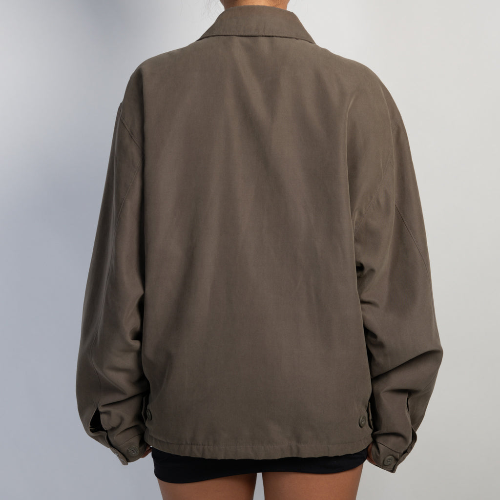 BROWN HARRINGTON JACKET