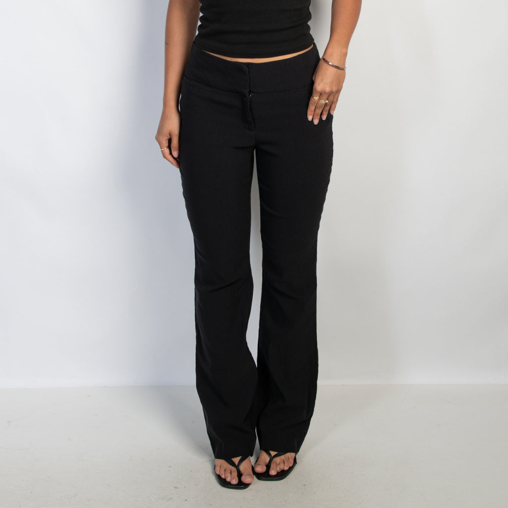 BLACK BOOTCUT PANTS
