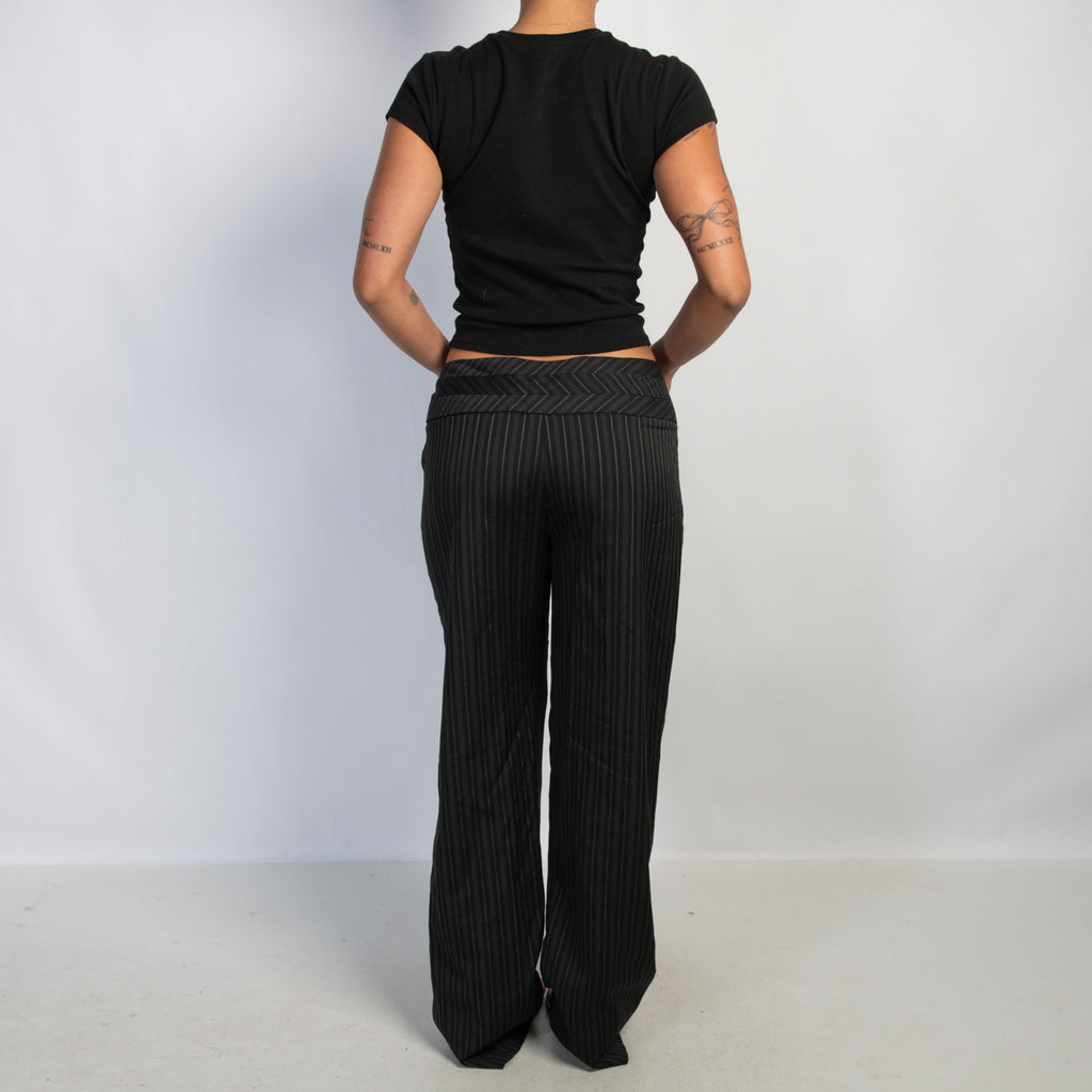 BLACK STRIPE TROUSERS