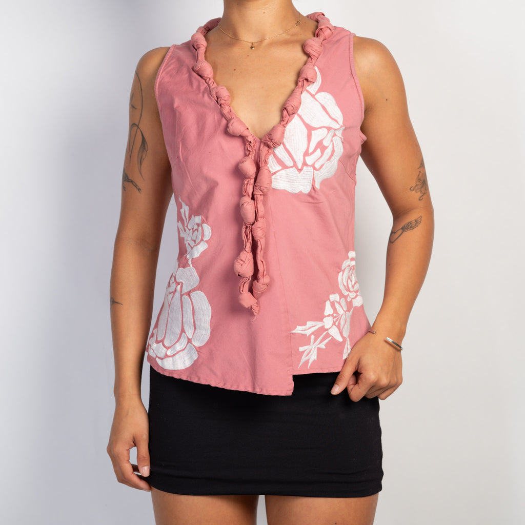 PINK FLORAL TOP