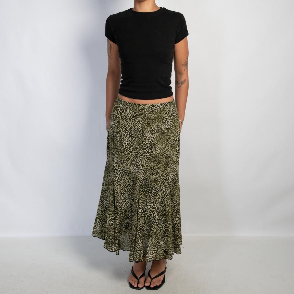 ANIMAL PRINT SKIRT