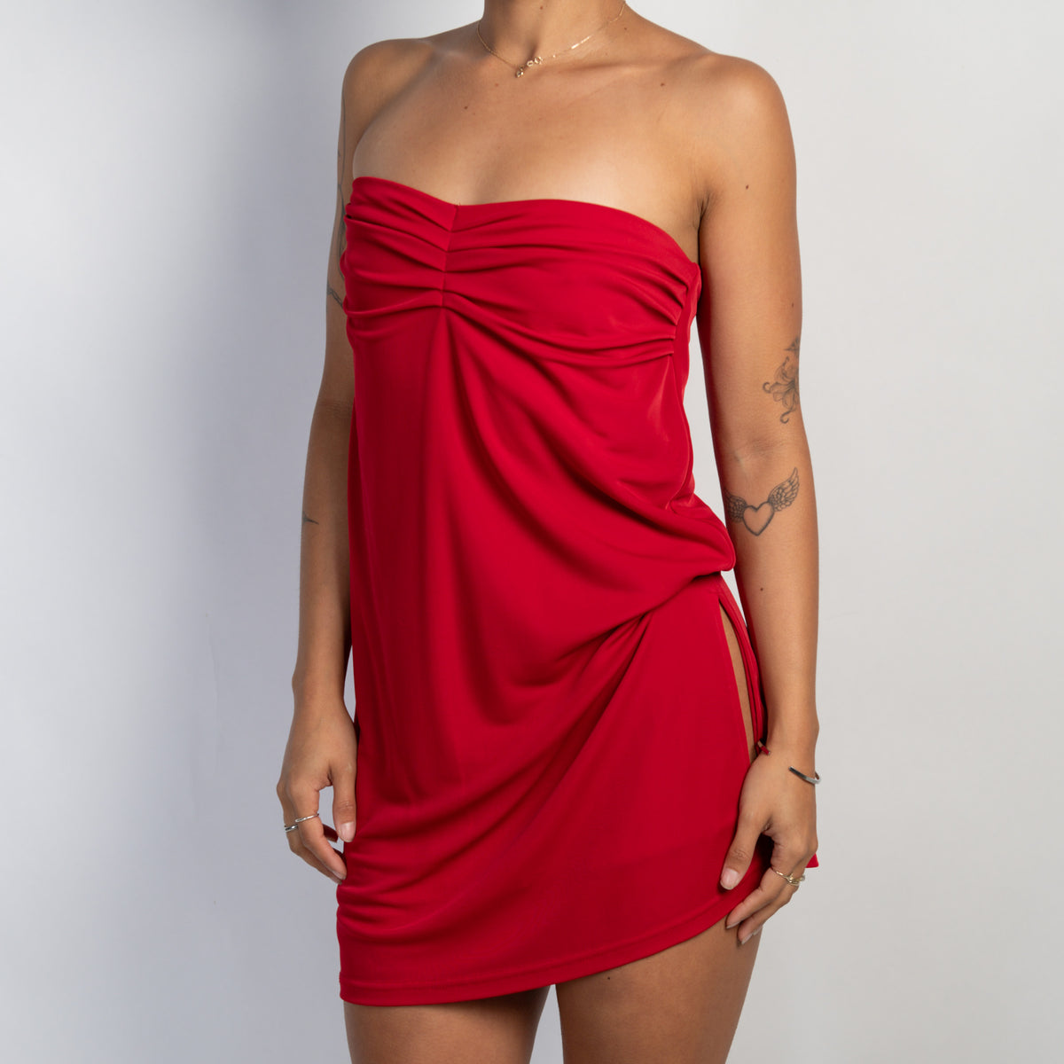 RED MINI DRESS