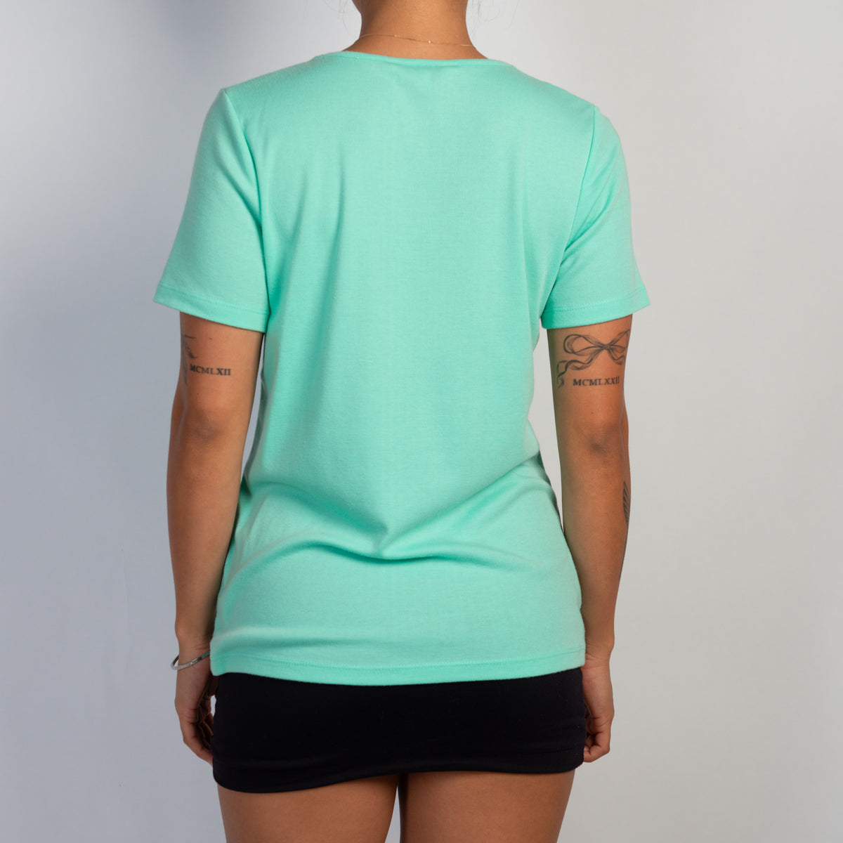 GREEN COTTON TSHIRT