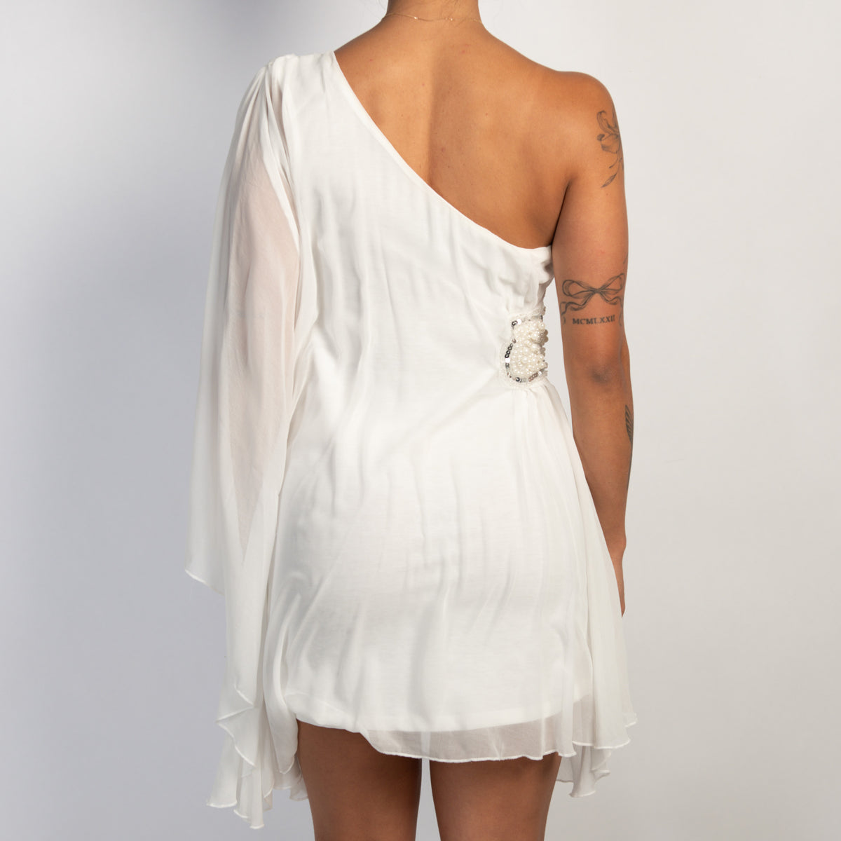ONE SHOULDER MINI DRESS