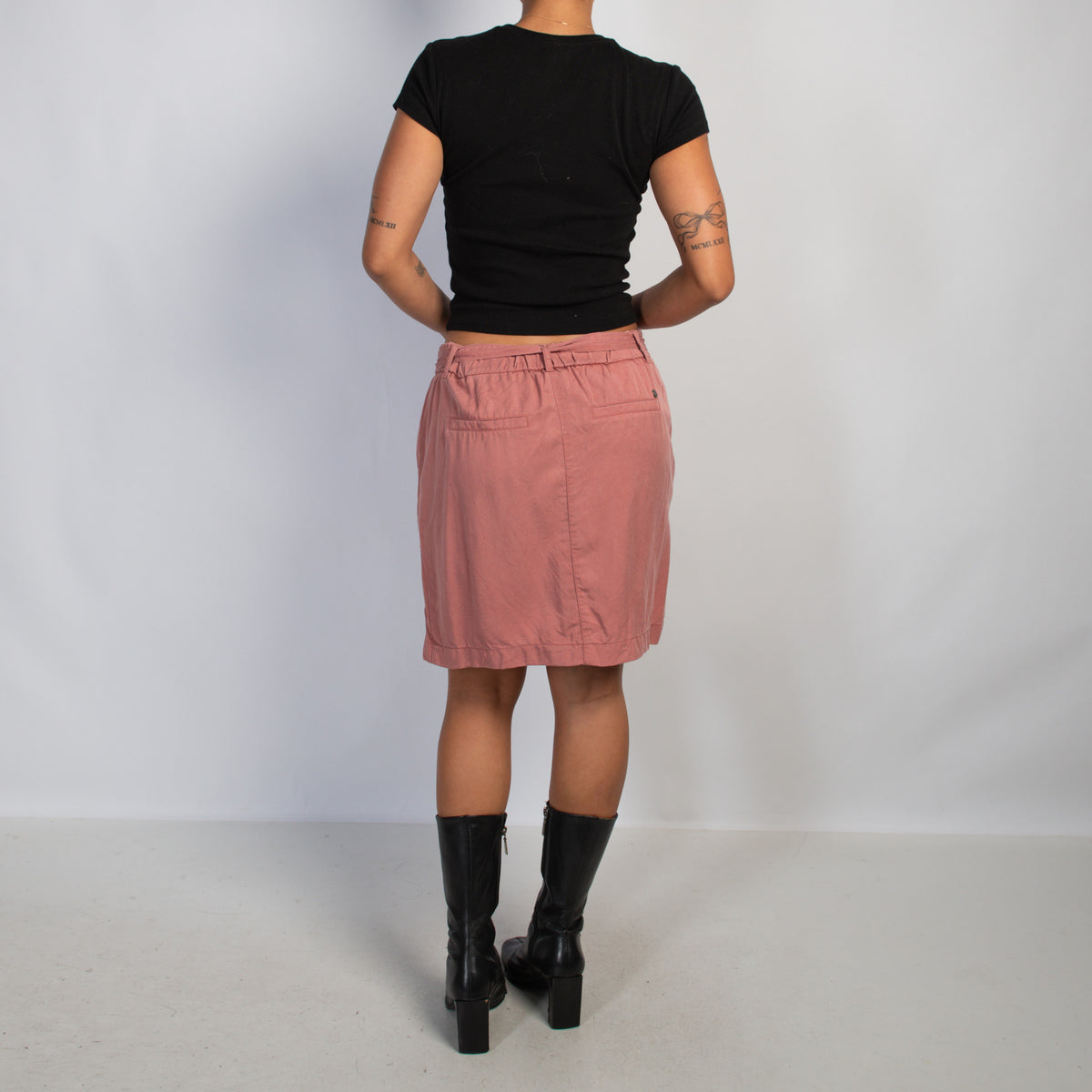 PINK CARGO SKIRT