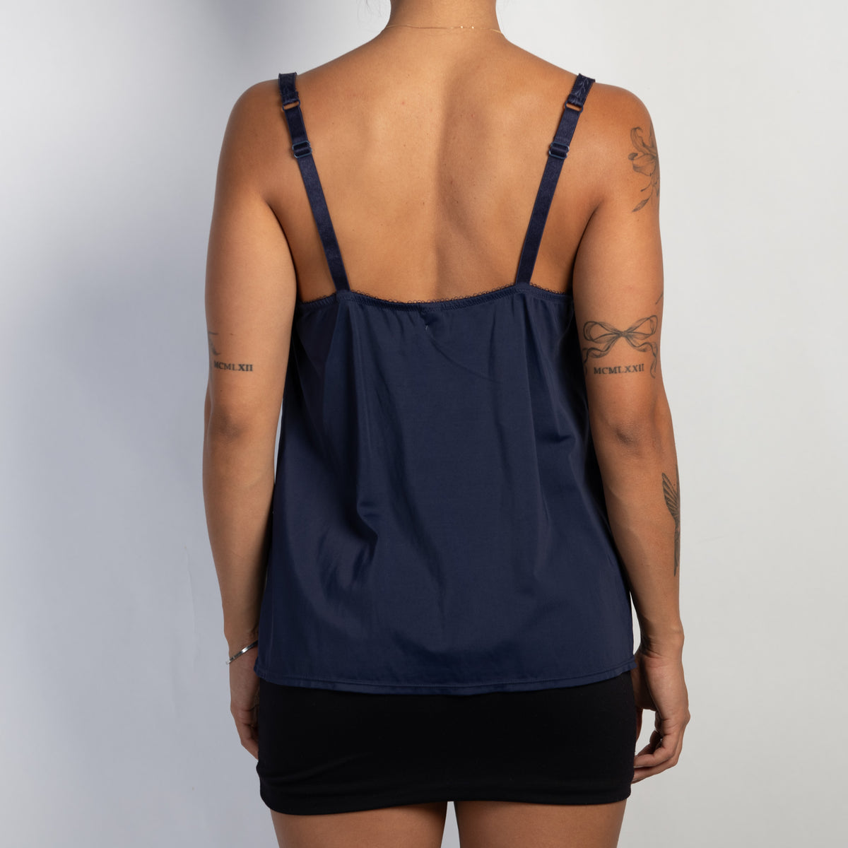 NAVY STRETCH CAMISOLE