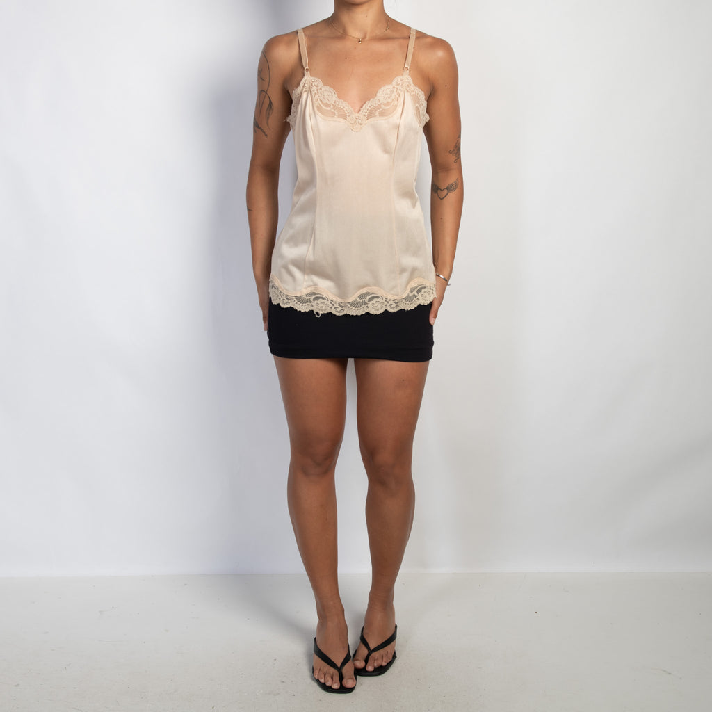 NUDE LACE SLIP CAMISOLE