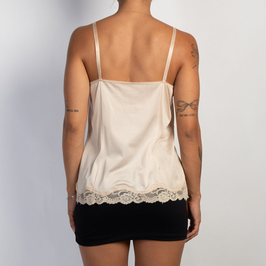 NUDE LACE SLIP CAMISOLE