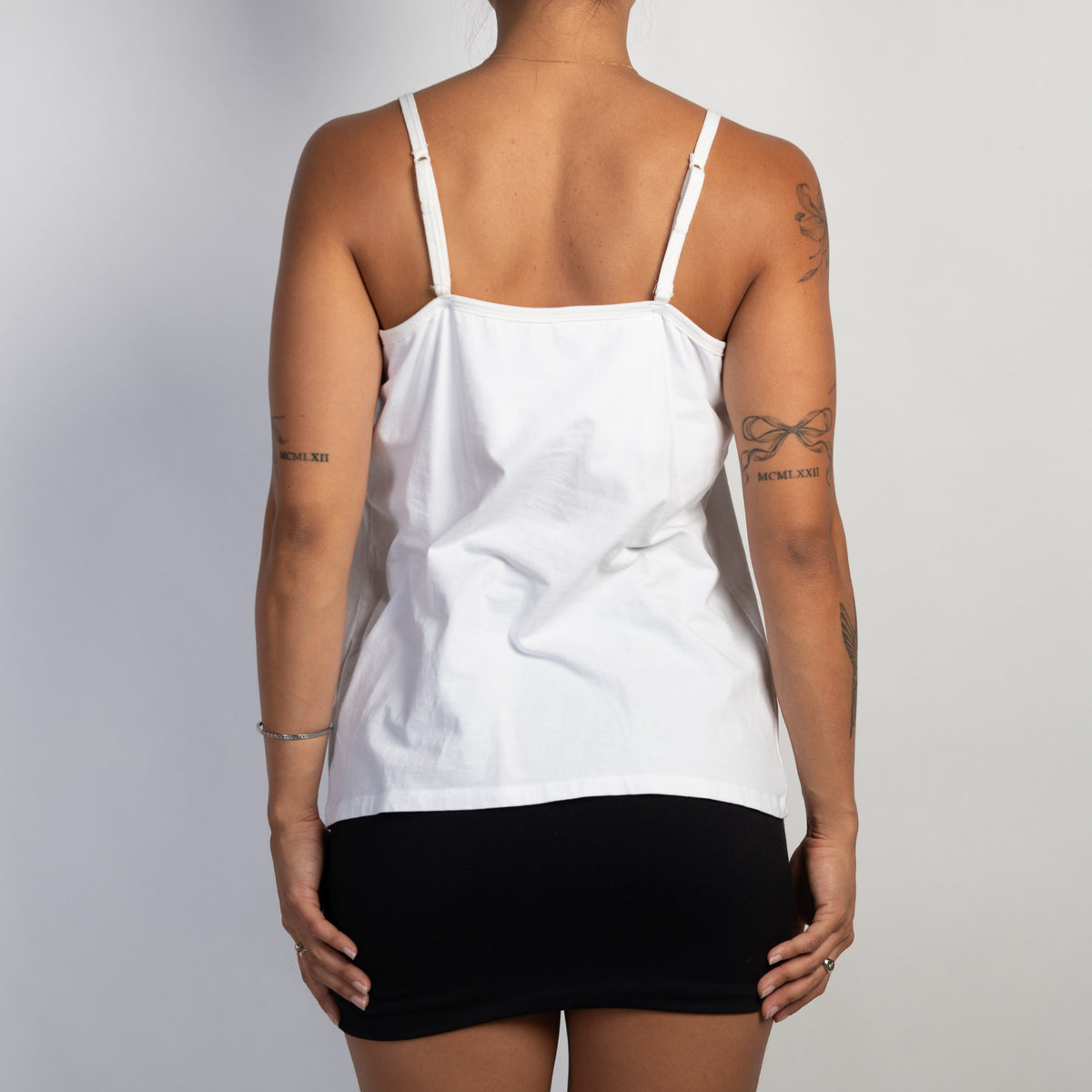WHITE COTTON CAMISOLE