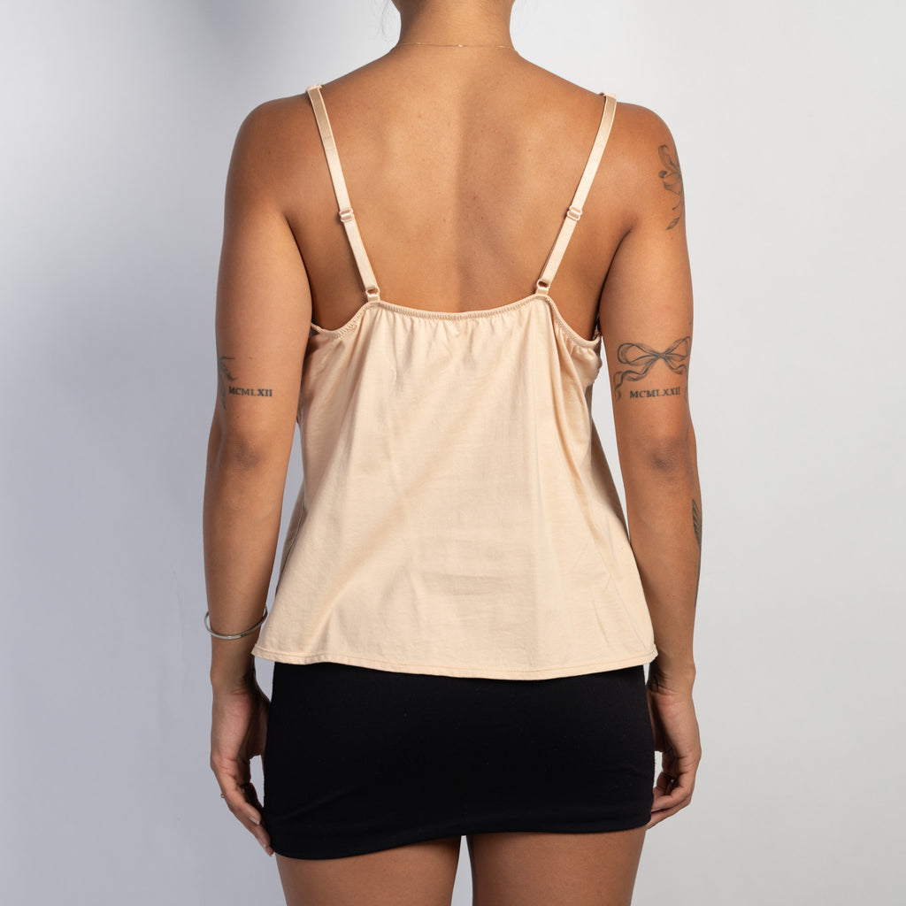 NUDE COTTON CAMISOLE