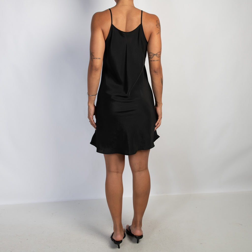 EMBROIDERED FLORAL SLIP DRESS