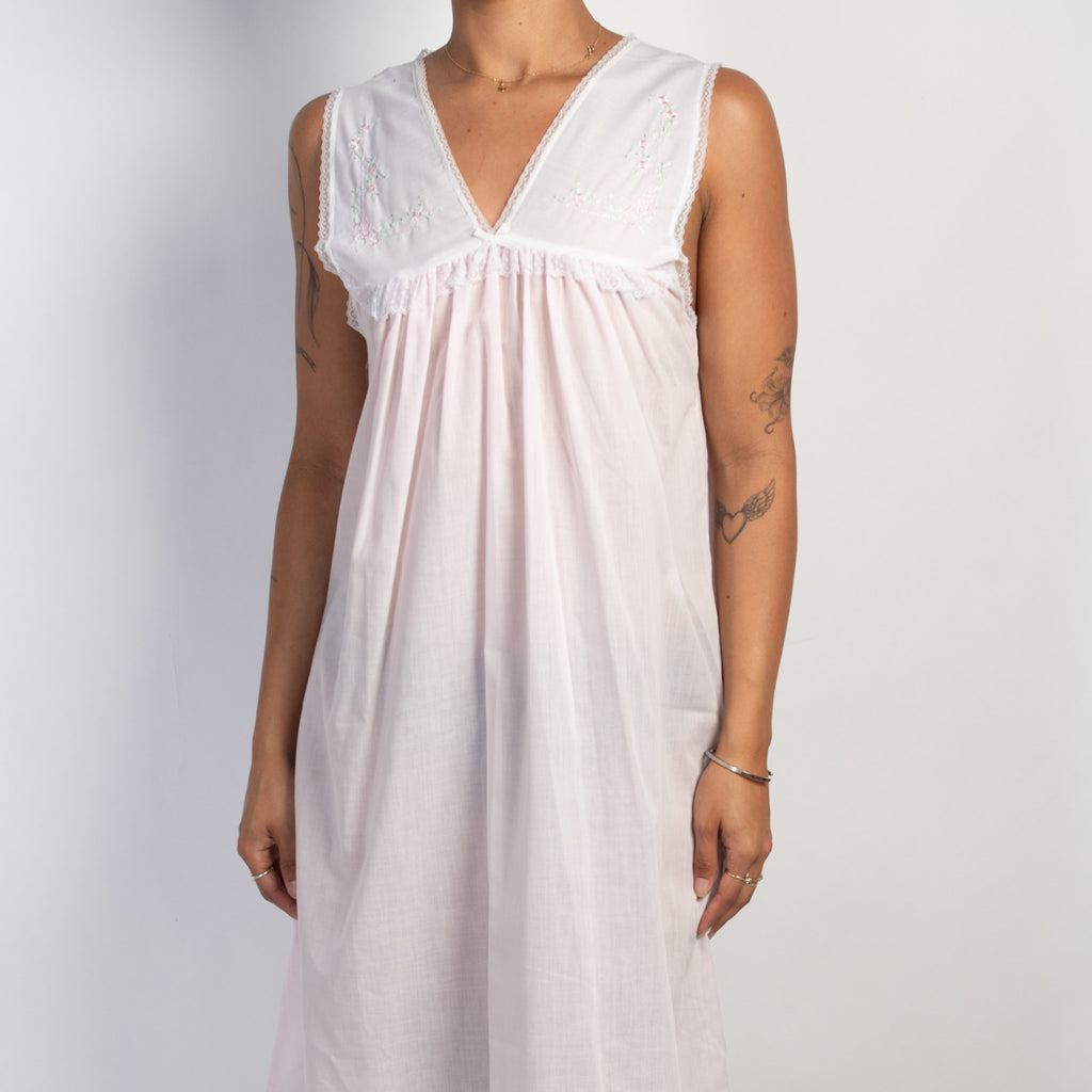 PALE PINK NIGHTGOWN