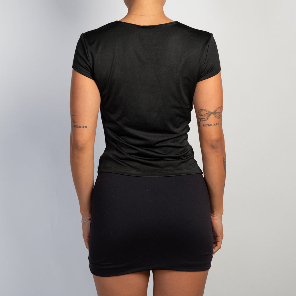GRAPHIC STRETCH TOP