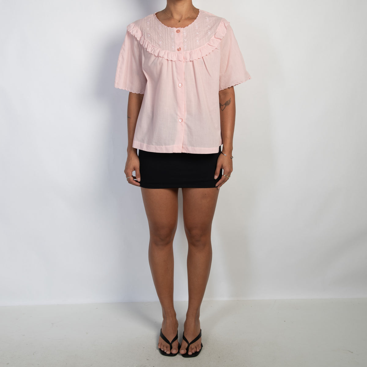 PINK BED JACKET