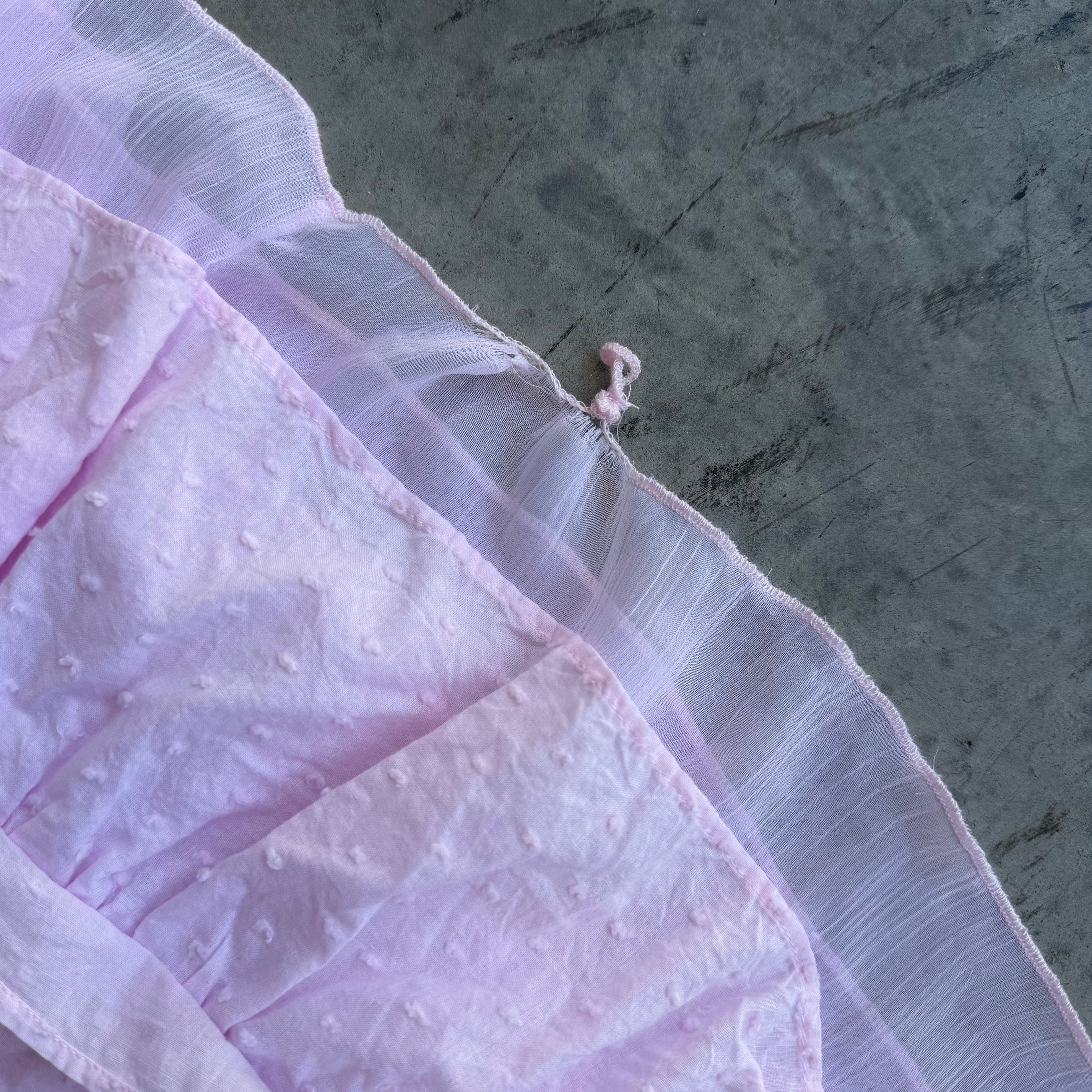 PINK TEXTURED CHEMISE