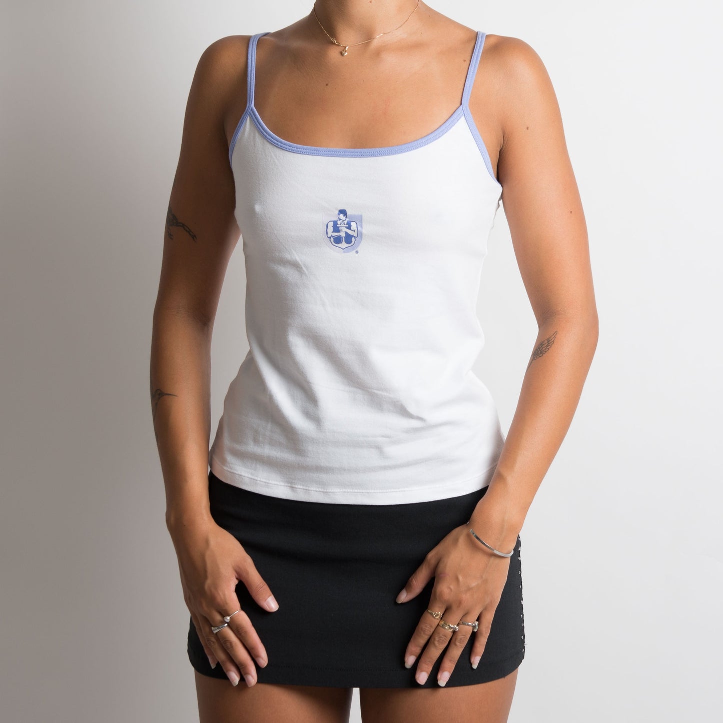 WHITE DAVENPORT SINGLET