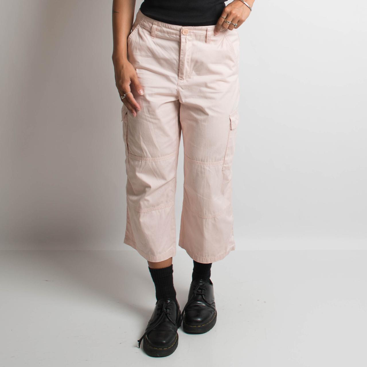 PINK CAPRO CARGO UTILITY PANTS