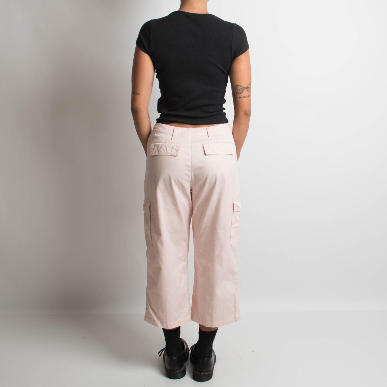 PINK CAPRO CARGO UTILITY PANTS