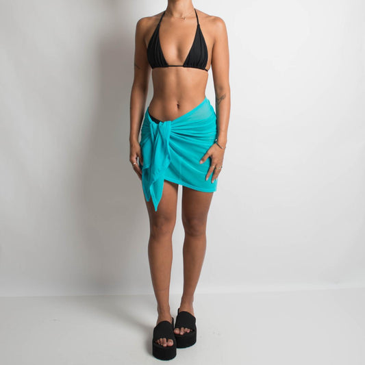 TEAL MESH SARONG