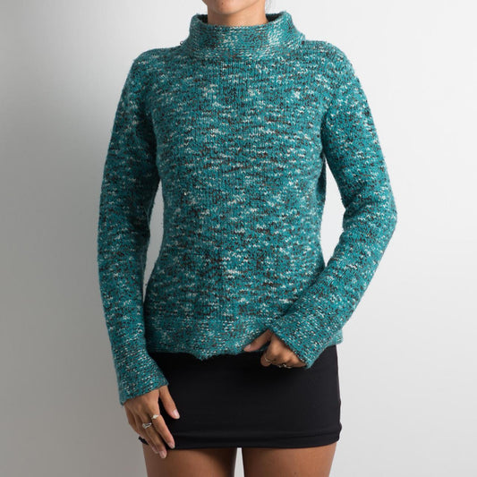 TEAL MARLE KNIT SWEATER