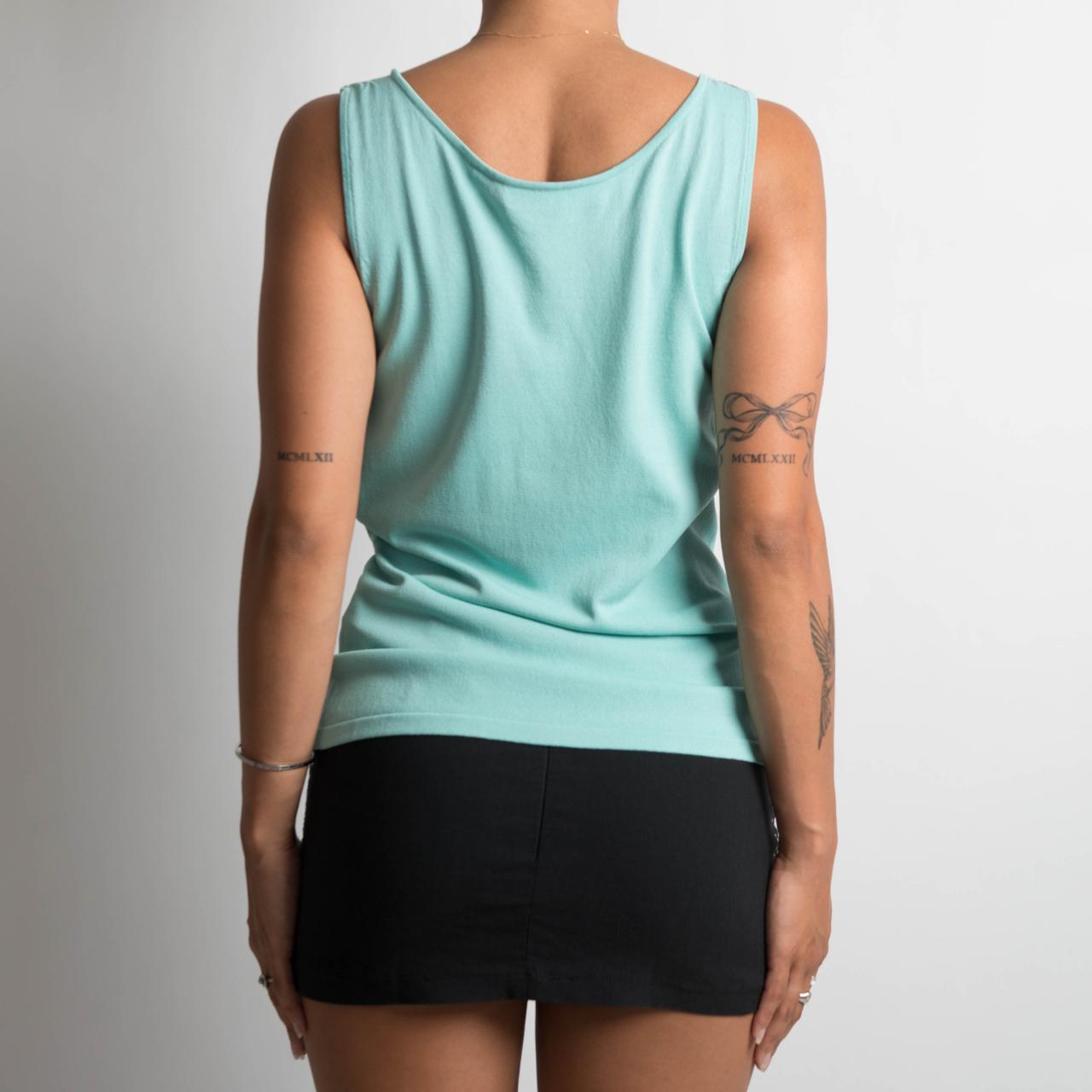 TEAL SLEEVELESS TOP