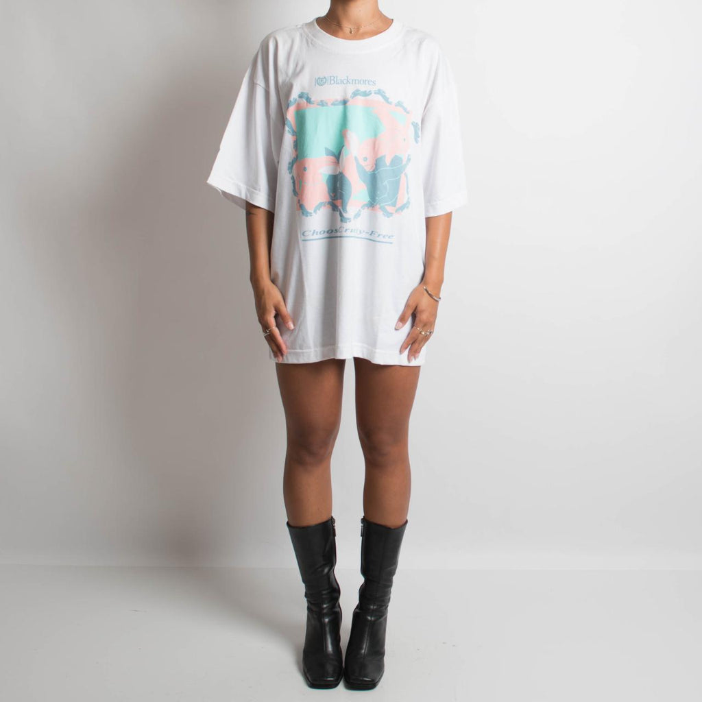 T-SHIRT GRAPHIQUE BLANC