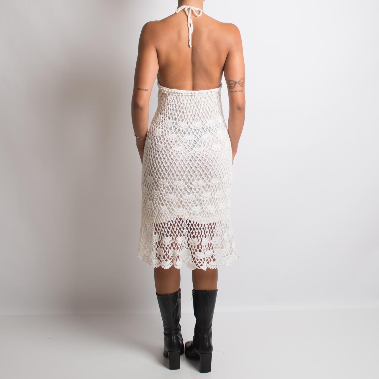 CROCHET MIDI DRESS