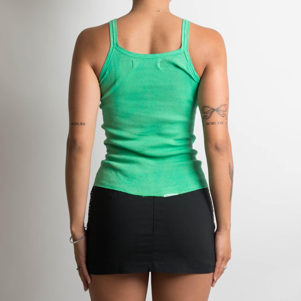 GREEN GRAPHIC SINGLET