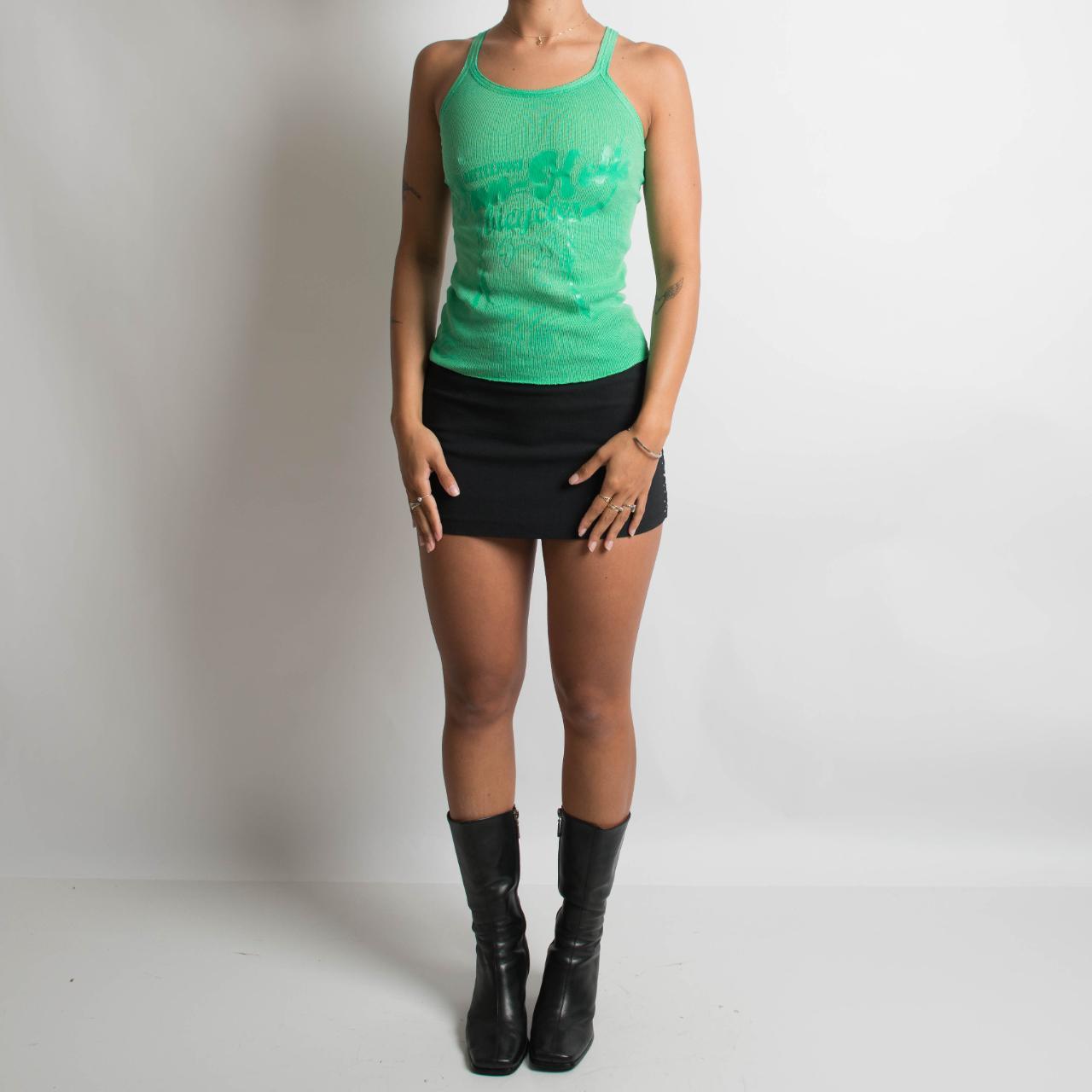 GREEN GRAPHIC SINGLET