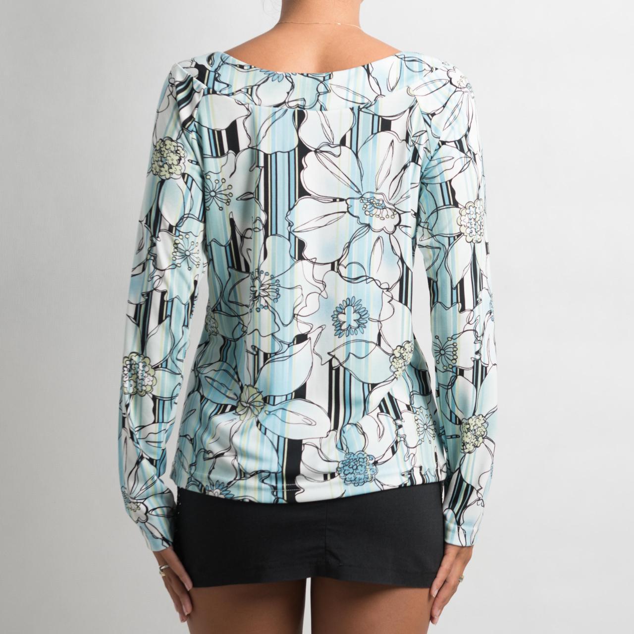 FLORAL PATTERNED LONG SLEEVE