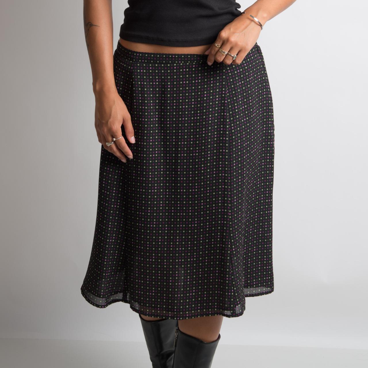 POLKA DOT MIDI SKIRT