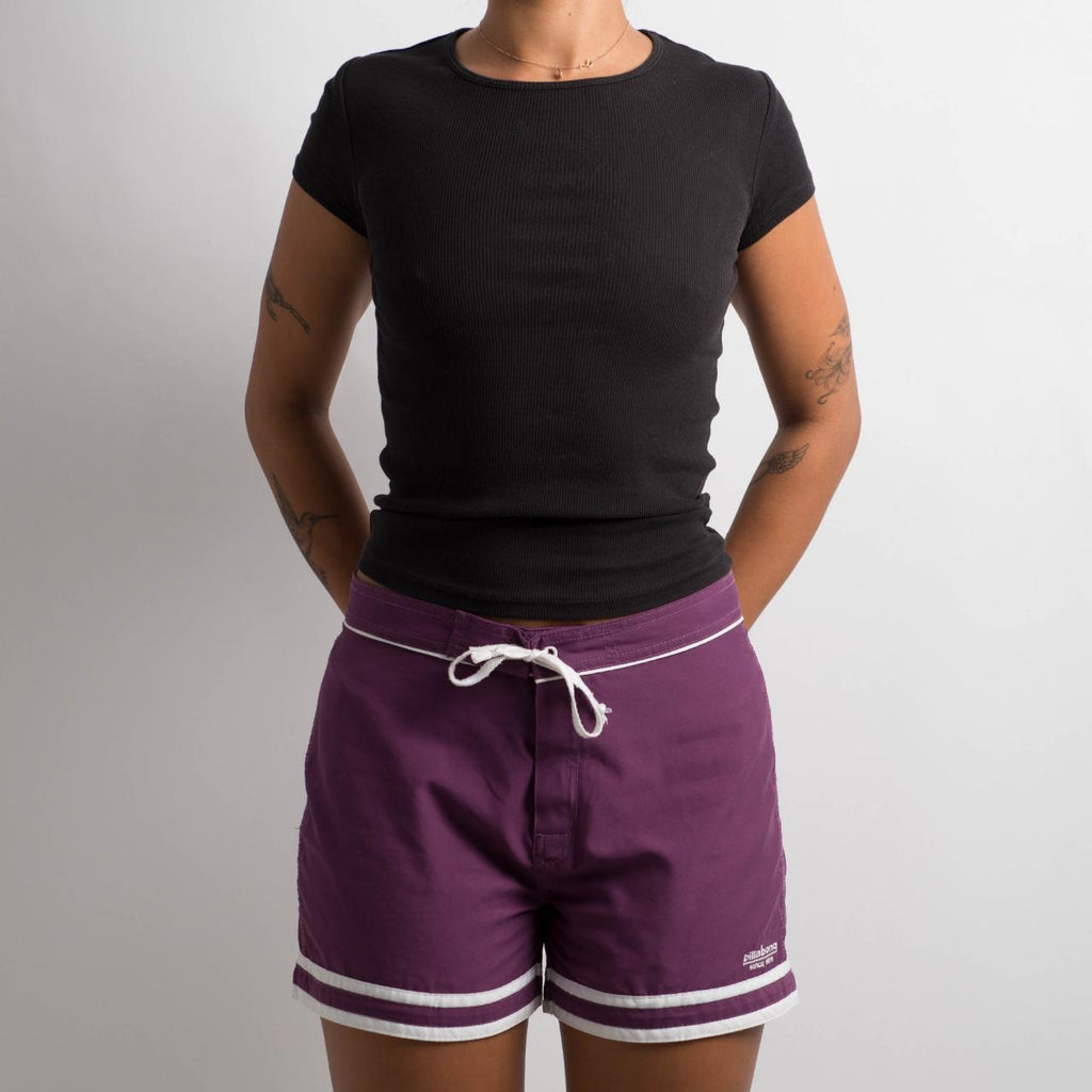 PURPLE MINI BOARD SHORTS