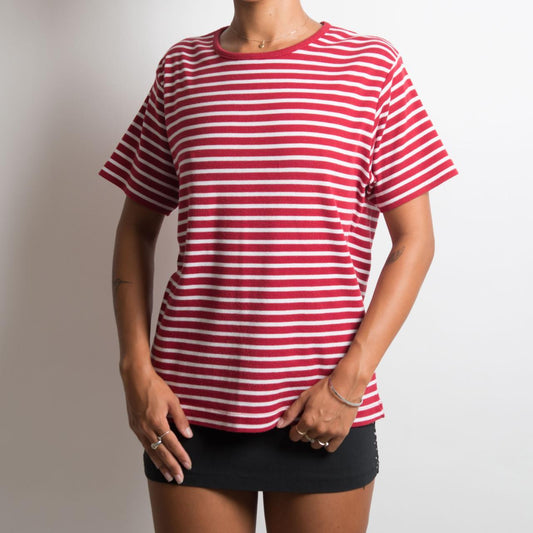 RED STRIPED TSHIRT