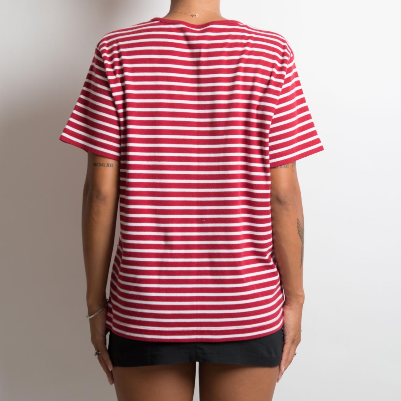 RED STRIPED TSHIRT