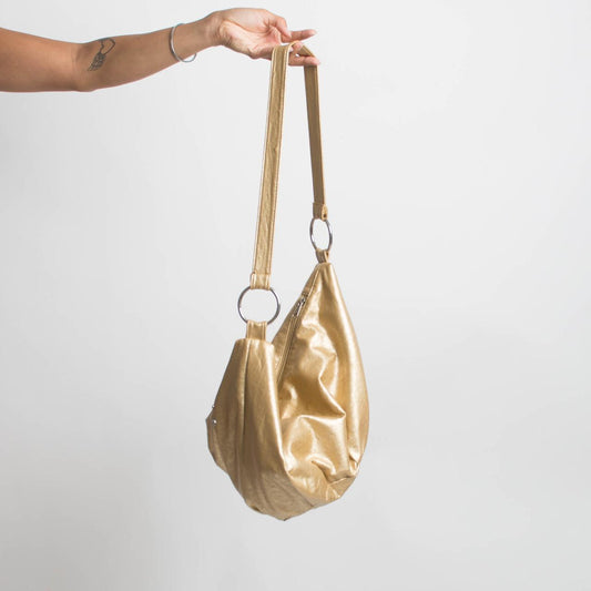 GOLD HOBO BAG