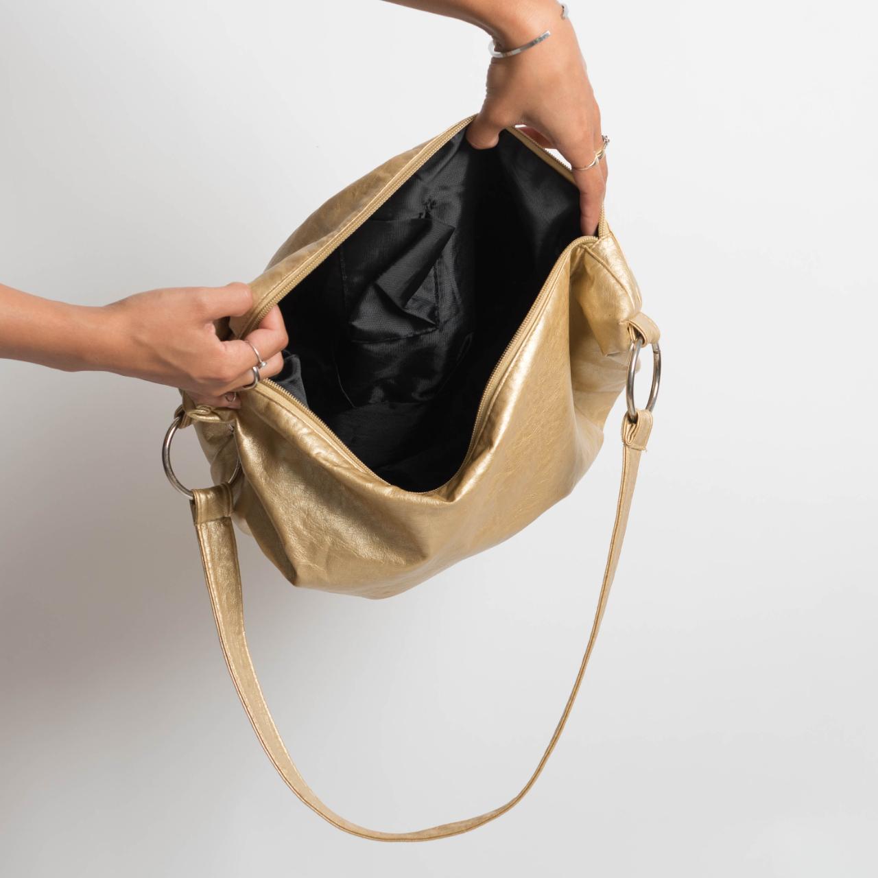 GOLD HOBO BAG